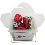Frosted Noodle Box Filled with Christmas Chocolates 85G