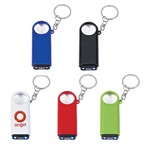 Led Light Key Ring With Magnification