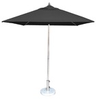 2.0m Square Tuscany Polished Market Umbrella, Olefin cover