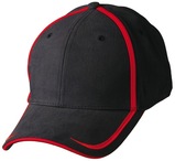 Premium cotton twill contrast trim structured cap 